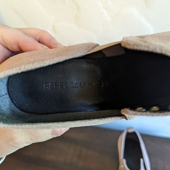 Rebecca Minkoff Pink Suede Annette Ankle Booties - Picture 6 of 11